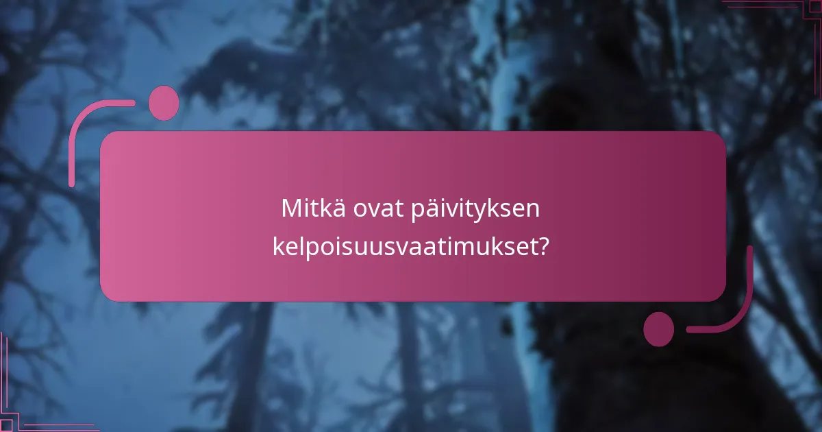 Mitkä vianetsintätoimenpiteet voidaan toteuttaa, jos päivitys epäonnistuu?