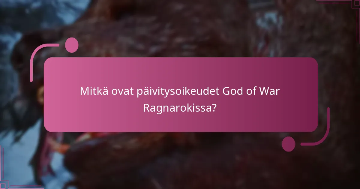 Kuinka päivitysoikeudet vertautuvat muihin peleihin?