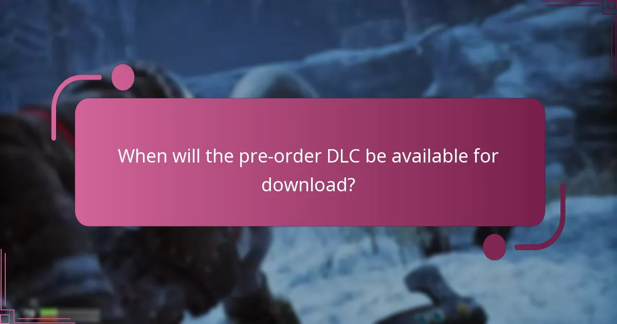 Which editions of God of War Ragnarok include the pre-order DLC?